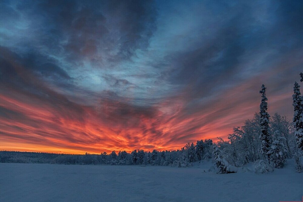 Небо зимой