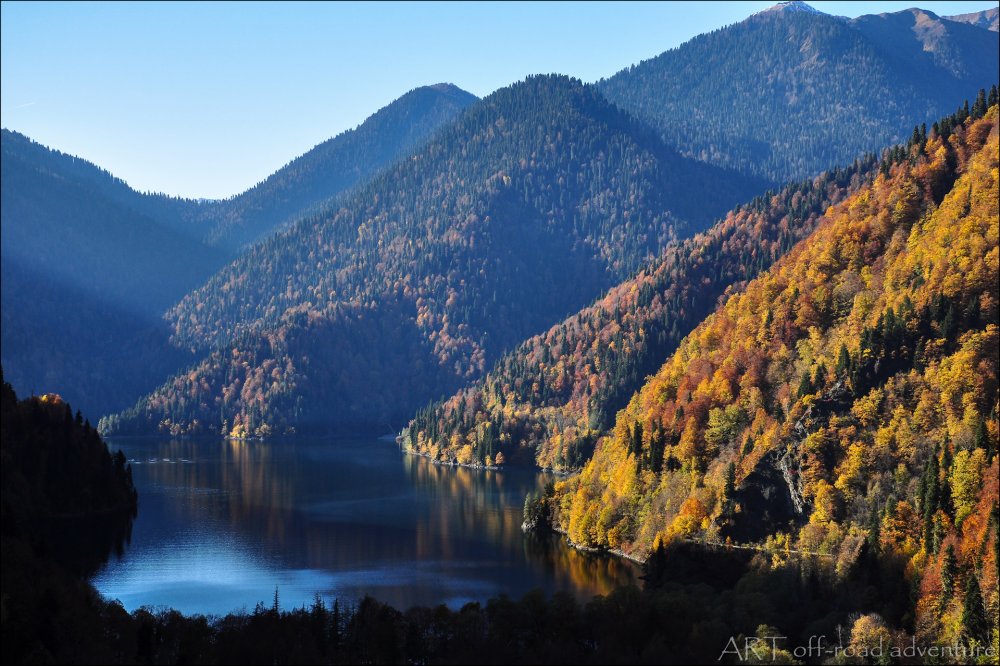 Горы Абхазии озеро Рица