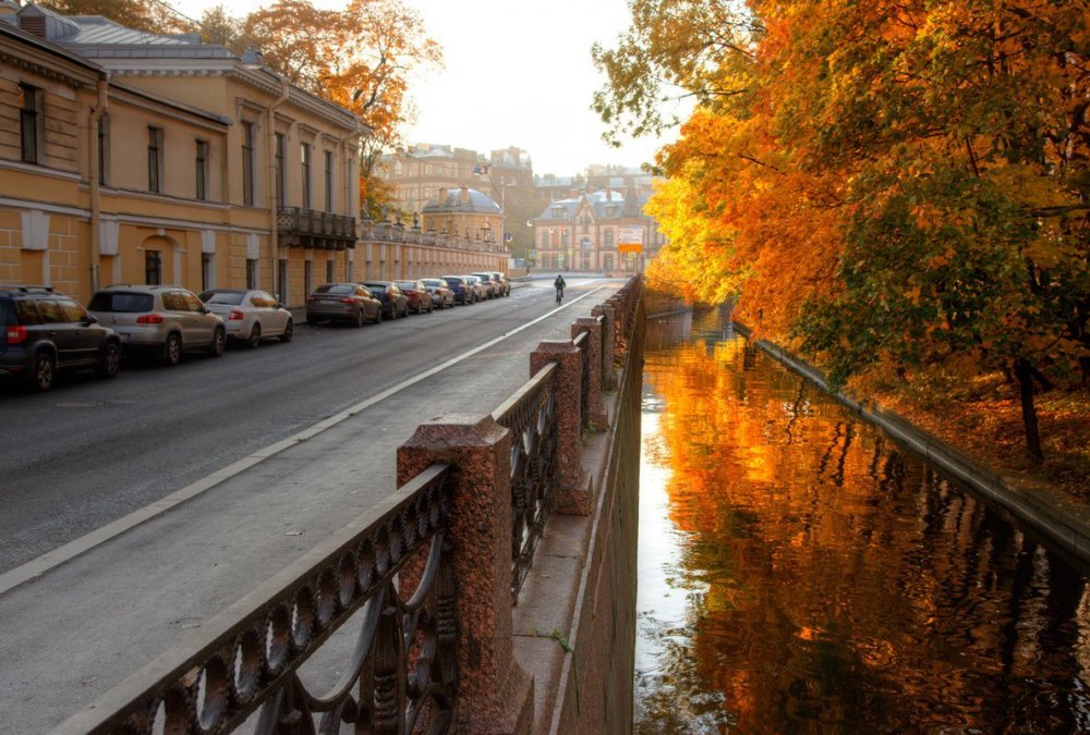 Поздняя осень в Петербурге фото