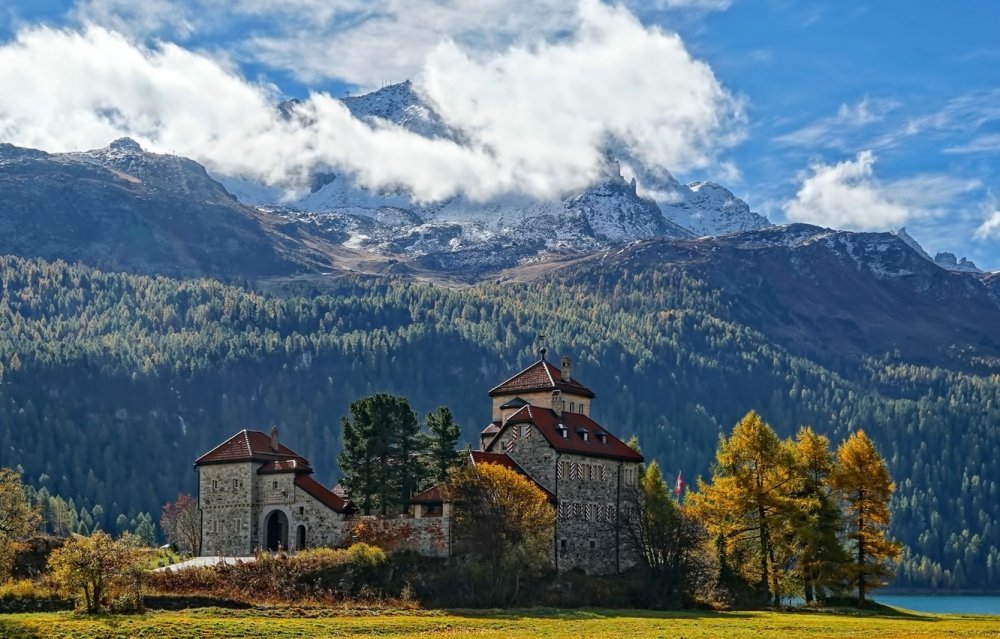 Венген Швейцария осень