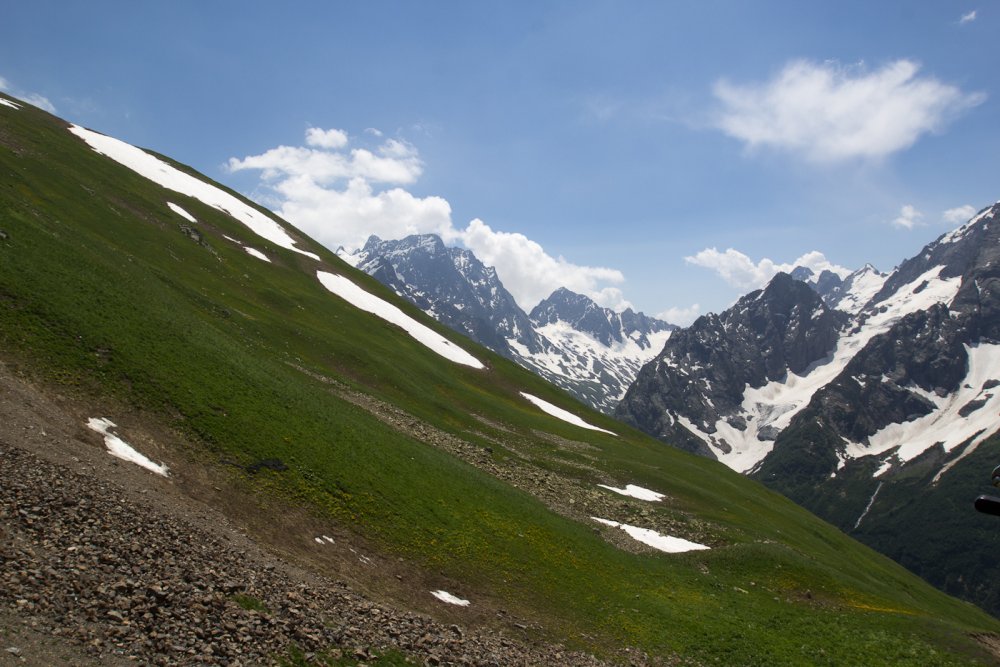 Плато буруш сырты Домбай