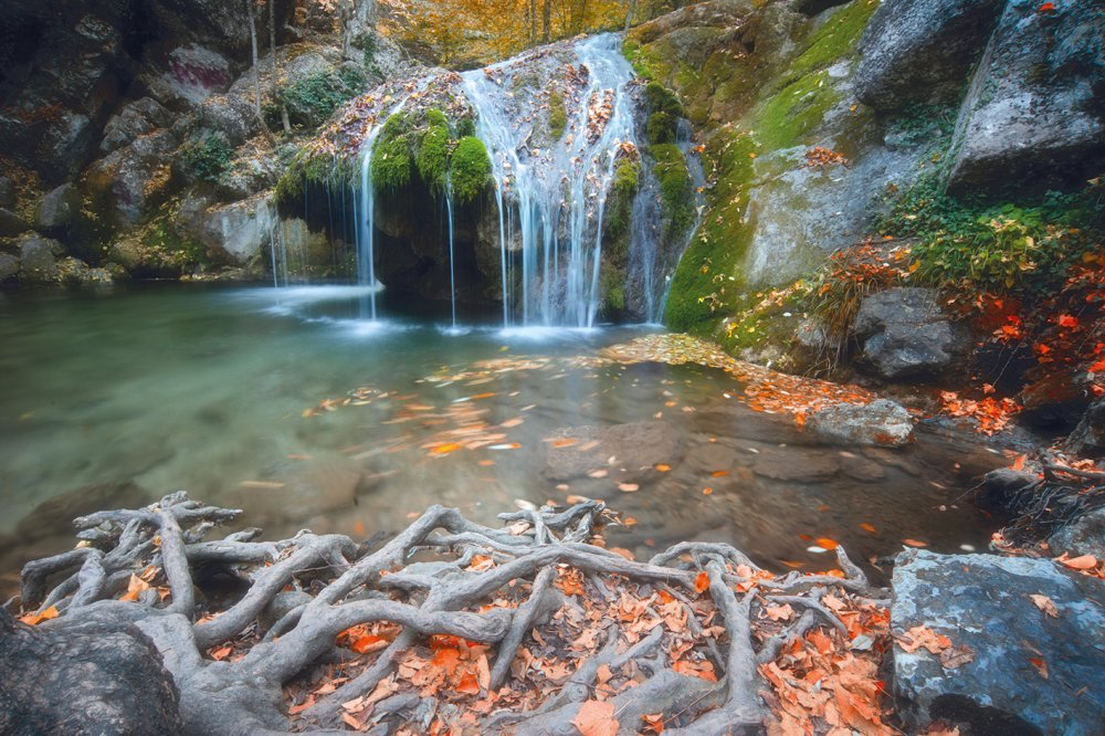 Самый высокий водопад Крыма Учан-Су