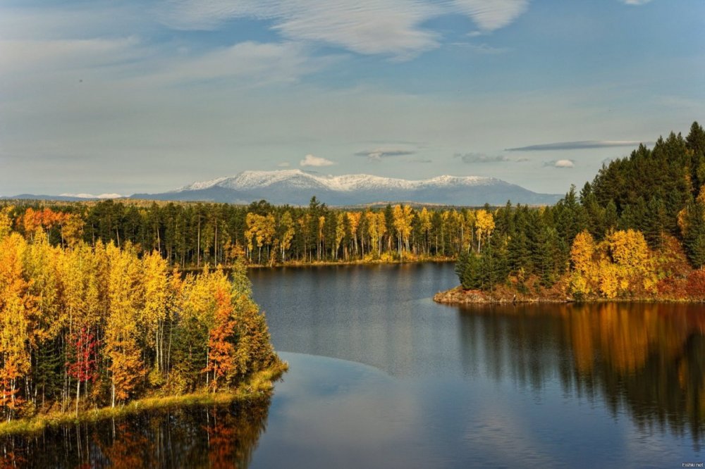 Южный Уральские горы осенью