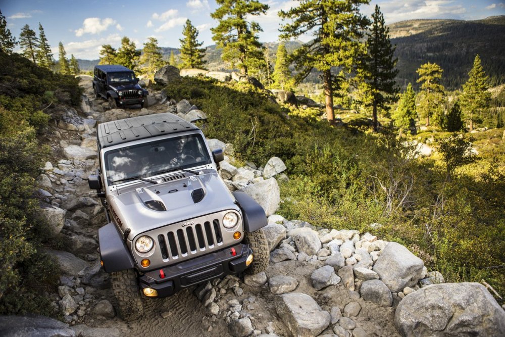 Jeep Wrangler Rubicon на бездорожье