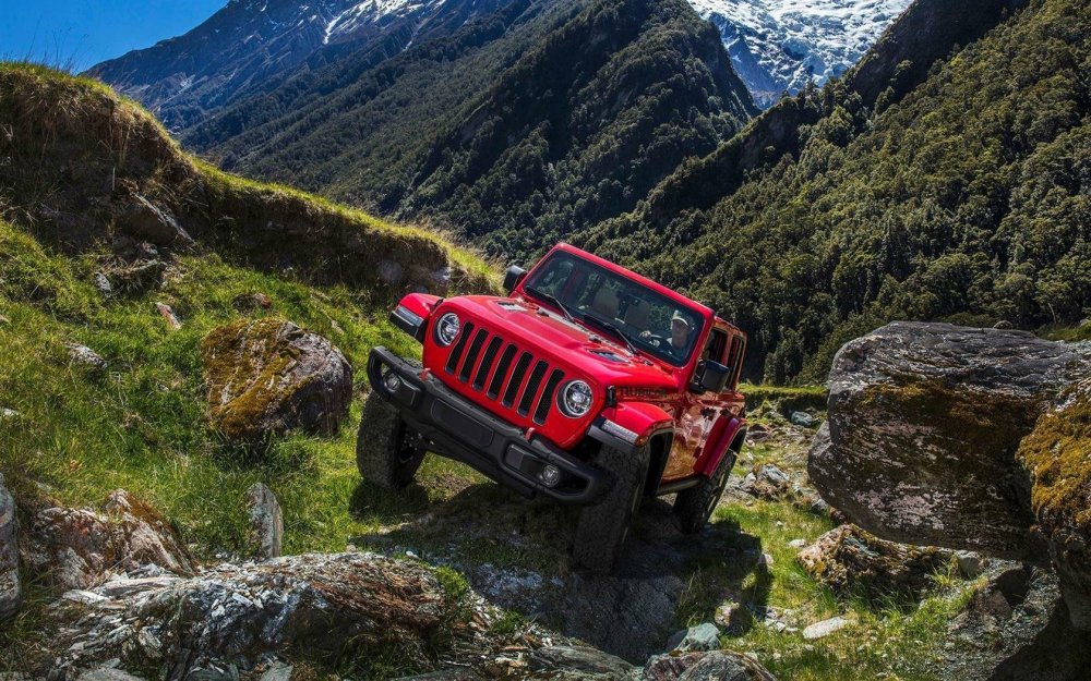 Jeep Wrangler внедорожник горы