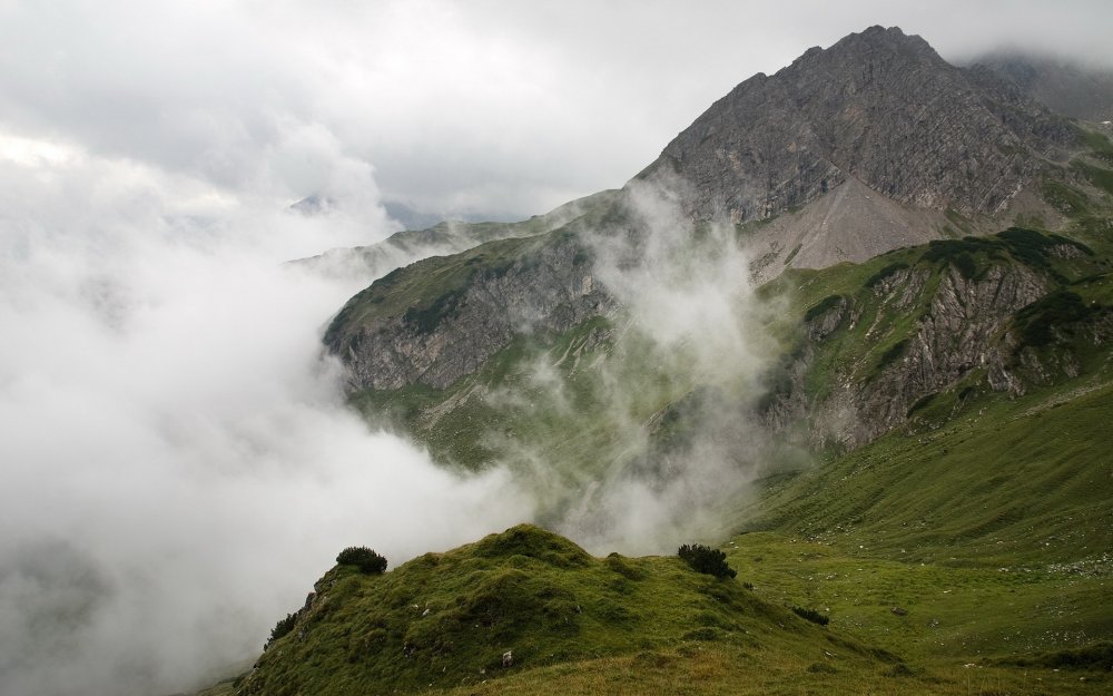 Альпы в тумане