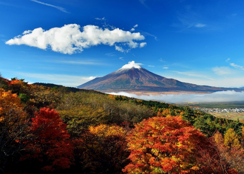 Гора Fuji Япония