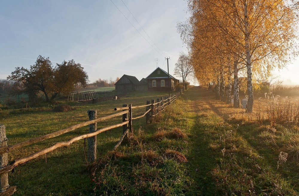 Осень в деревне