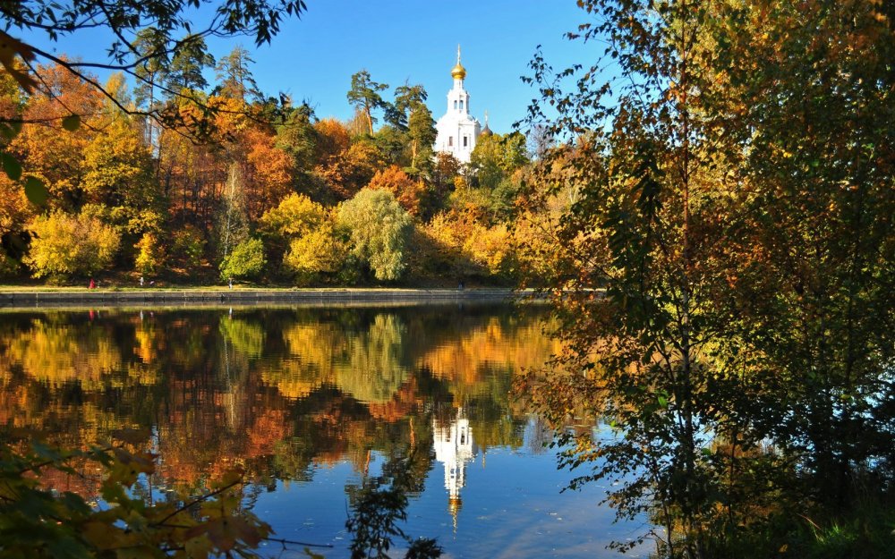 Никольский монастырь Тула осень