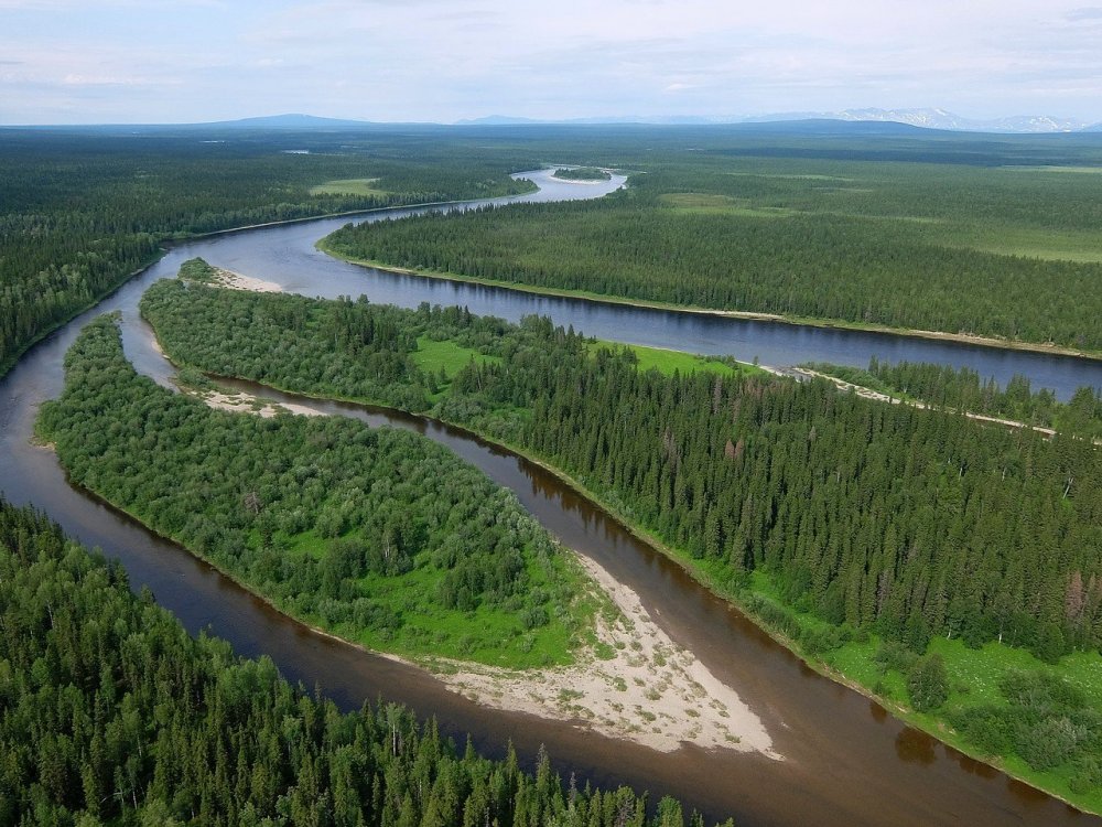 Река Уса в Республике Коми