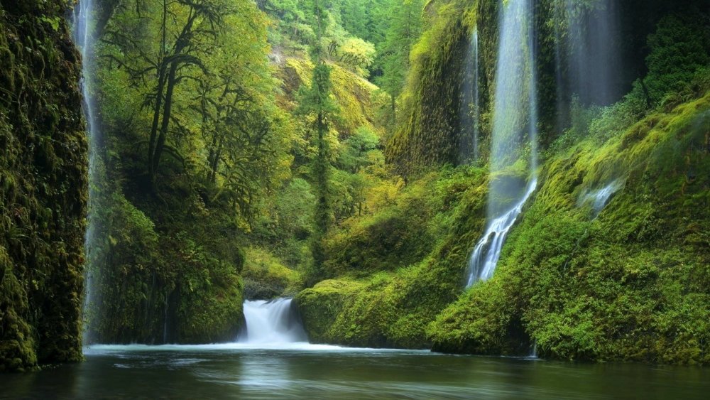 Маленький Лесной водопад