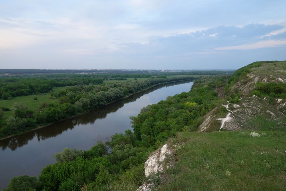 Река Дон меловые горы