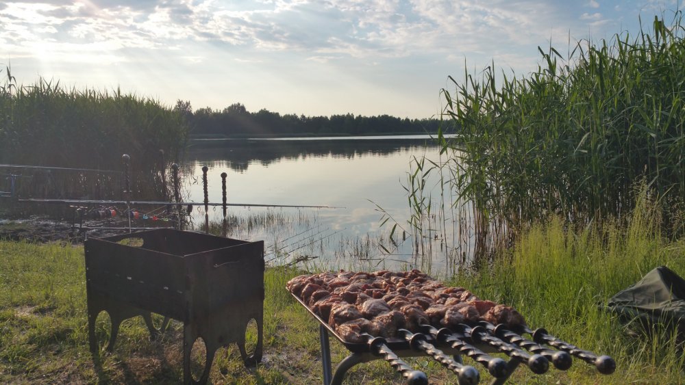 Шашлыки на речке