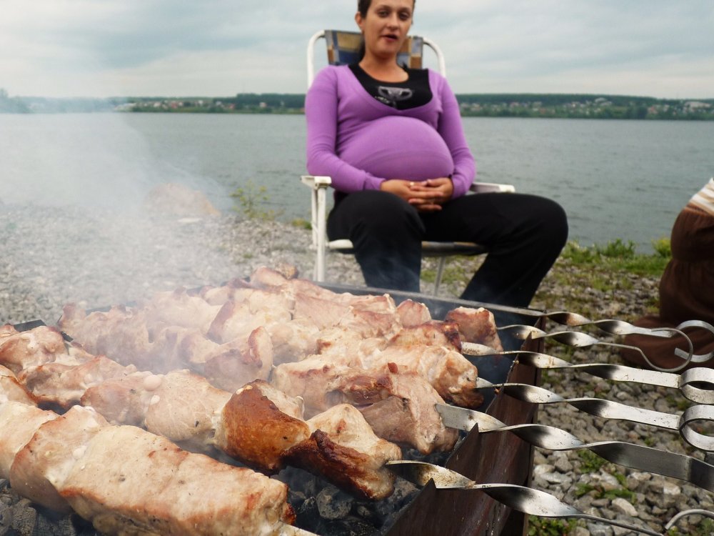 Шашлыки на озере