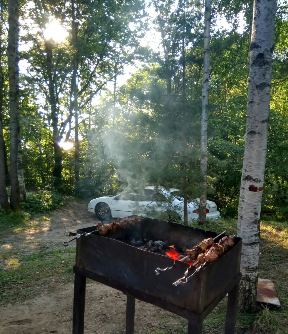 Мангал на природе