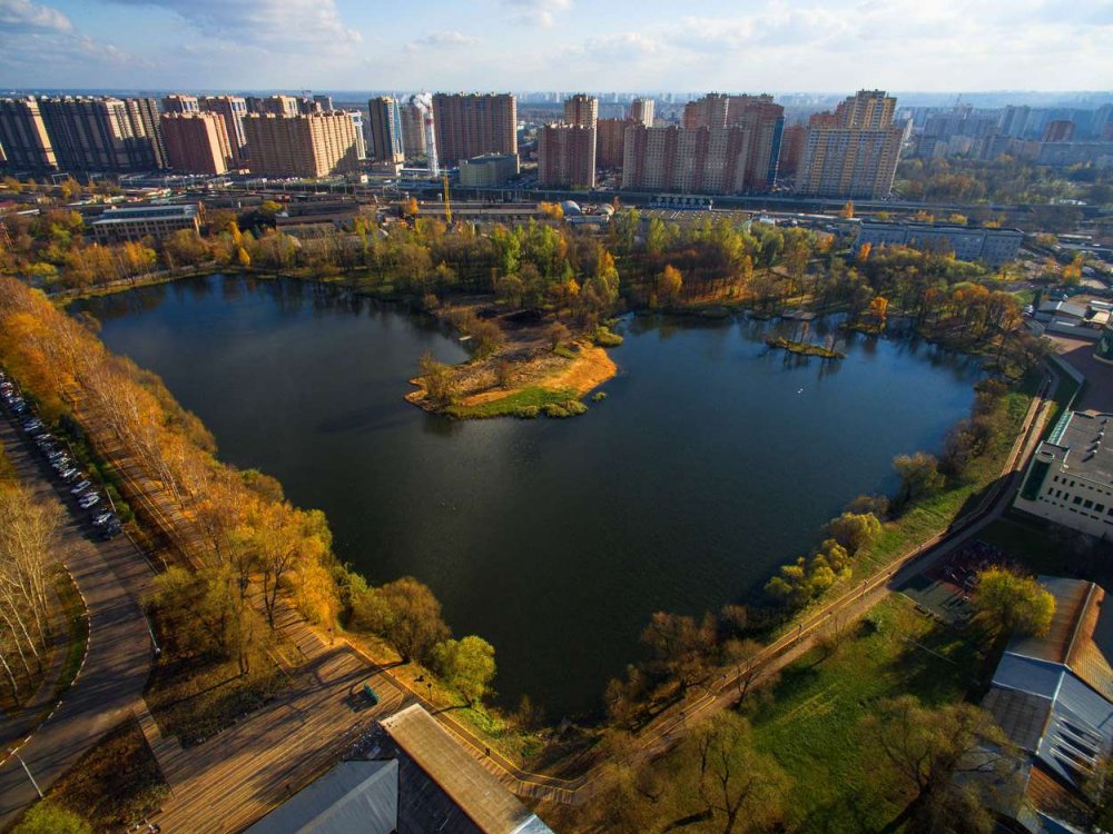 Парк Новодевичьи пруды Москва