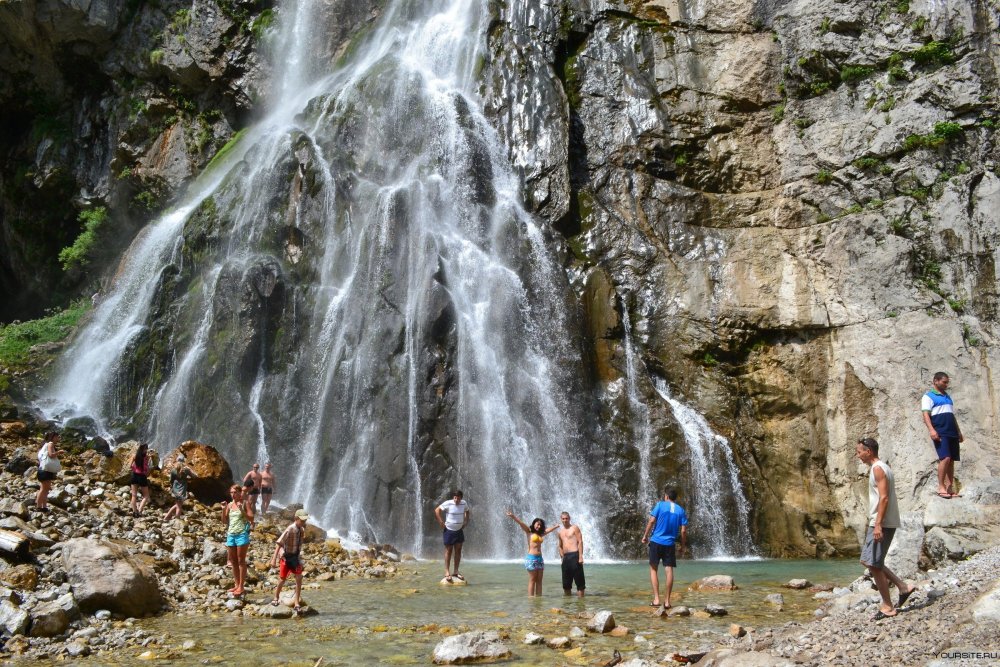 Гегский водопад Абхазия