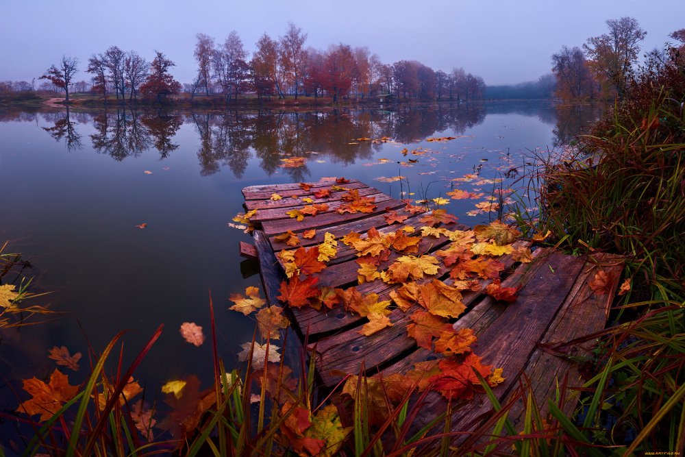 Кратово озеро осенью