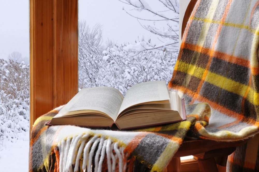Уютное чтение зимой