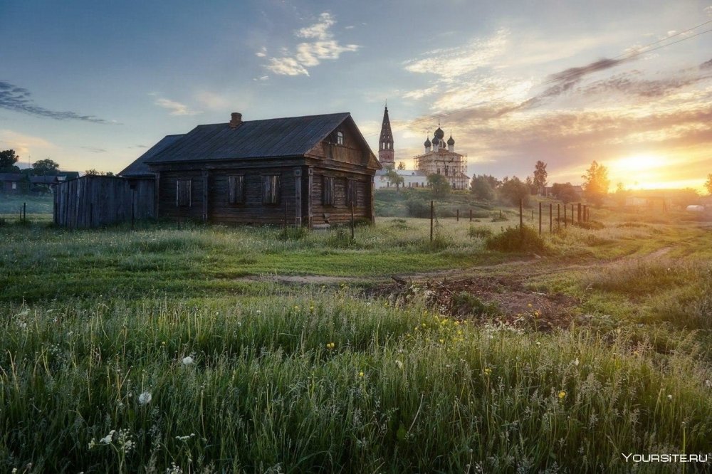 Пейзажи деревень Ярославской области