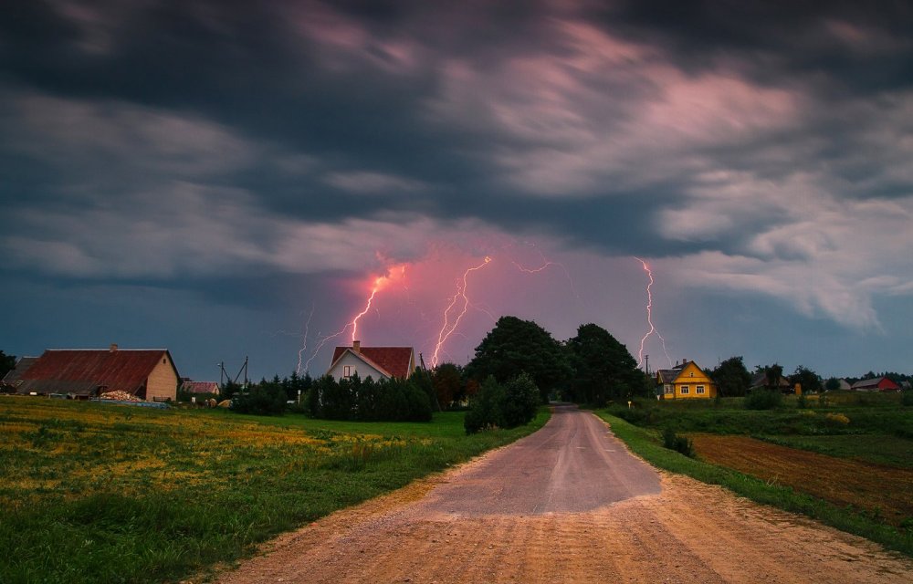 Гроза в дерево