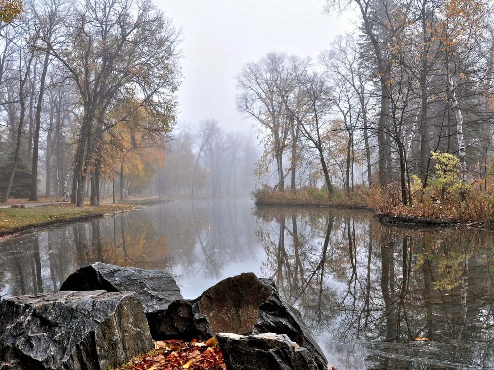 Парк Якутова поздняя осень