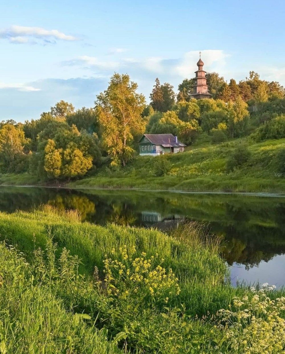 Лесное озеро Торжок