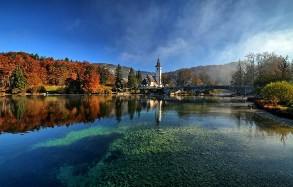 Озеро Бохинь Словения