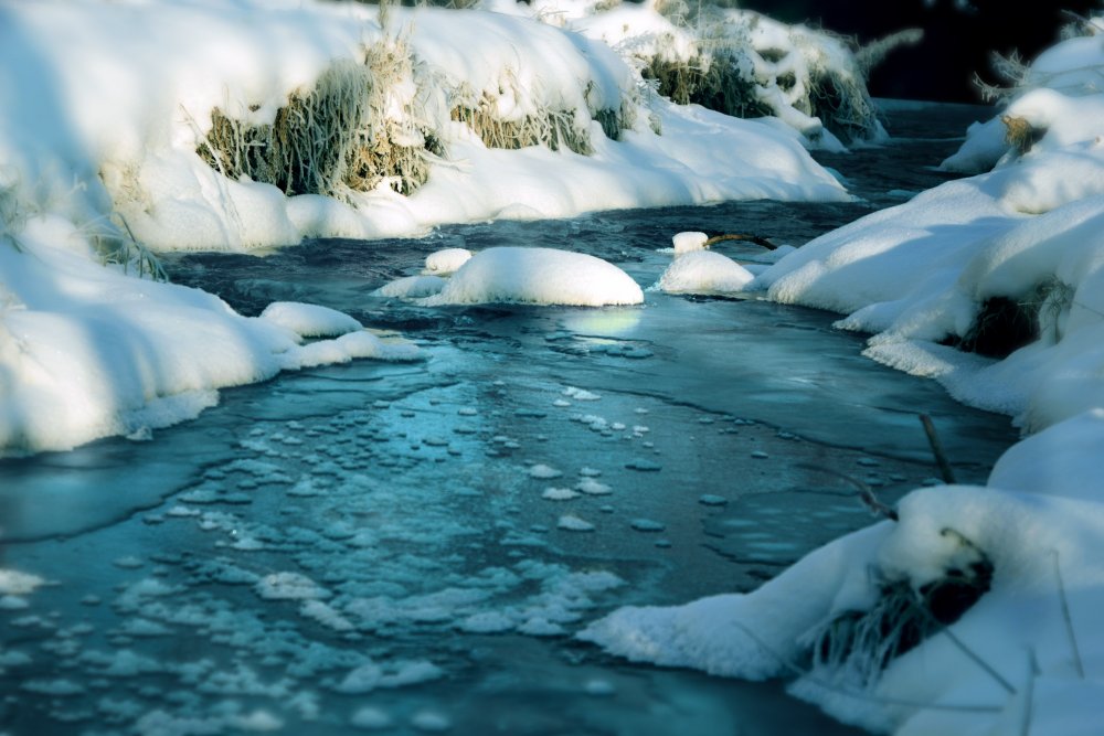 Снег на воде