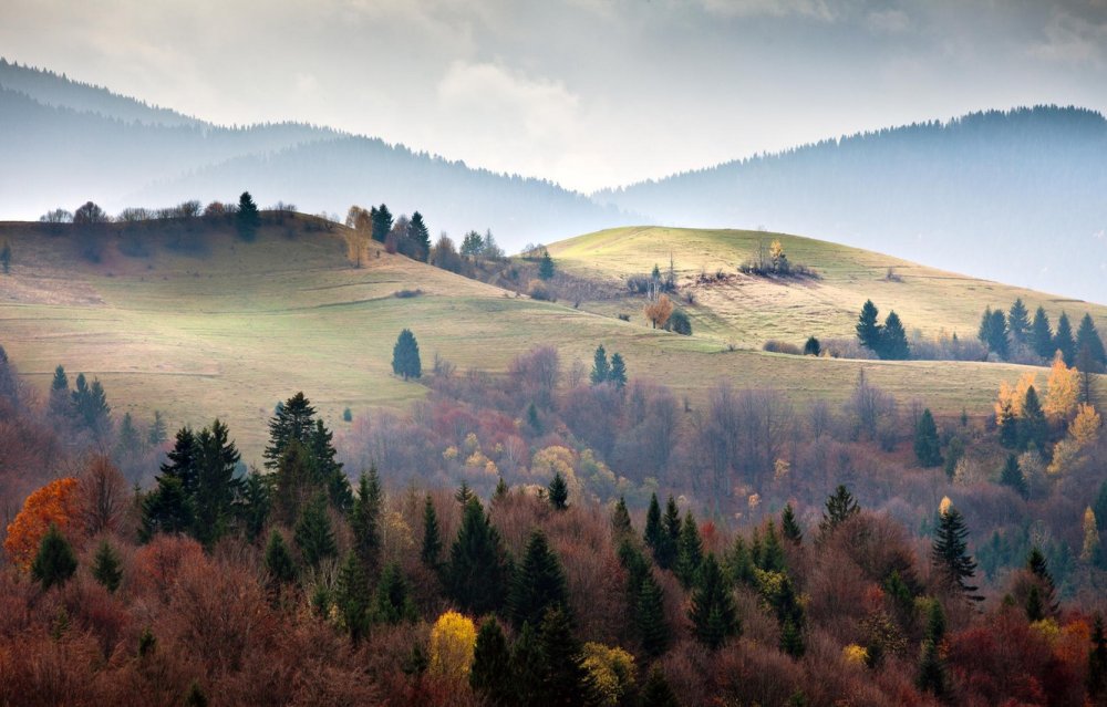 Словакия Карпатские горы