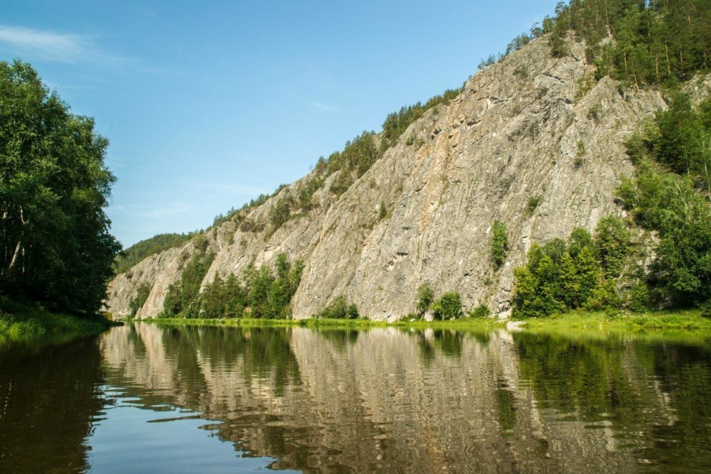 Река Караидель в Уфе