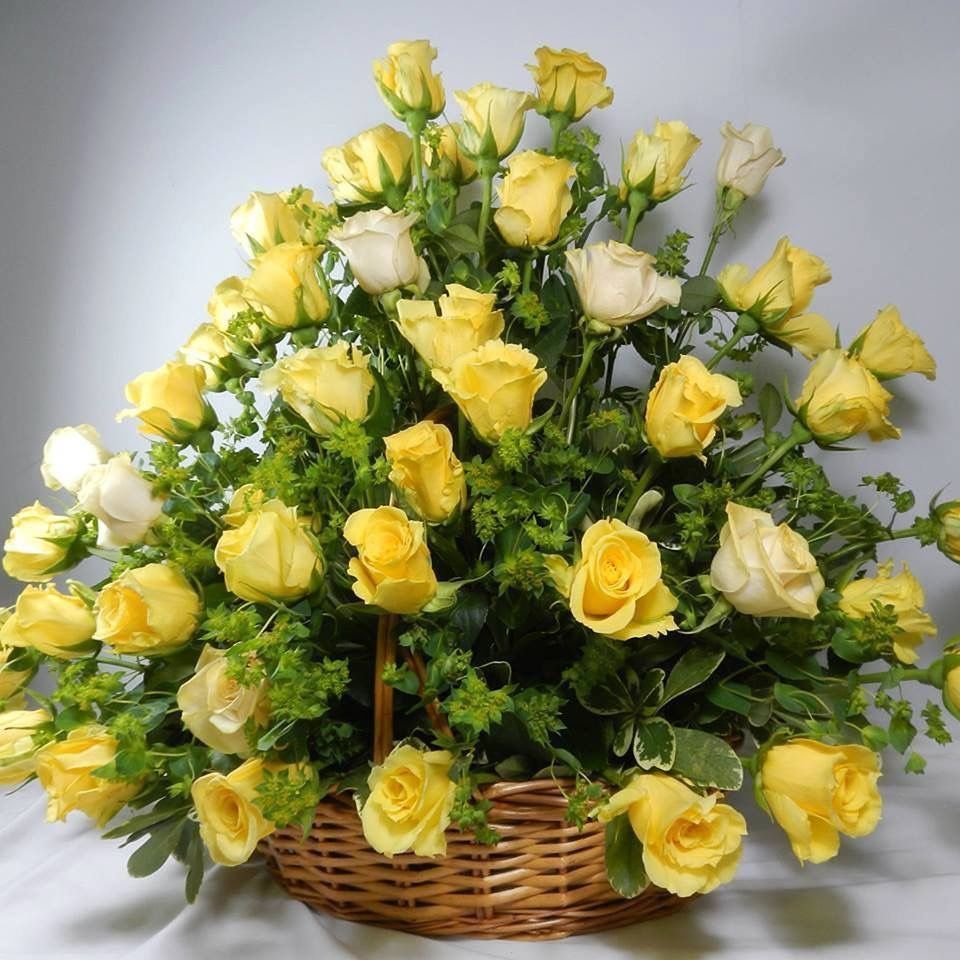 Букет из желтых роз