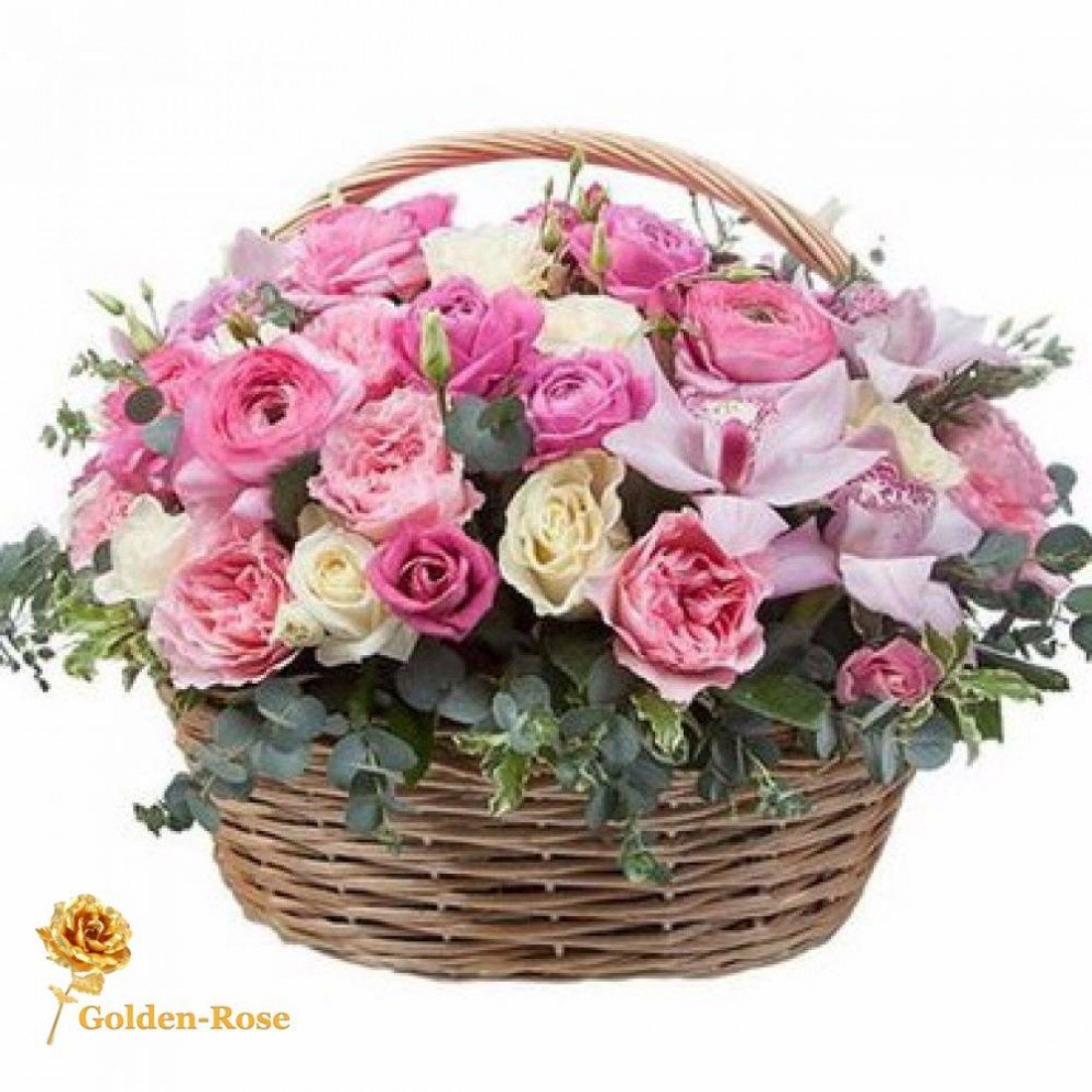 Корзина с цветами с днем рождения женщине. Корзина с цветами. Шикарная корзина цветов. Красивые корзинки с цветами. Корзина роз.