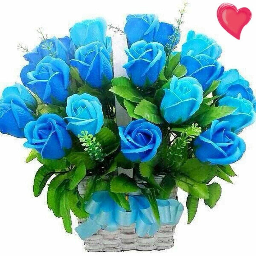 Букет Цветов Синих Роз