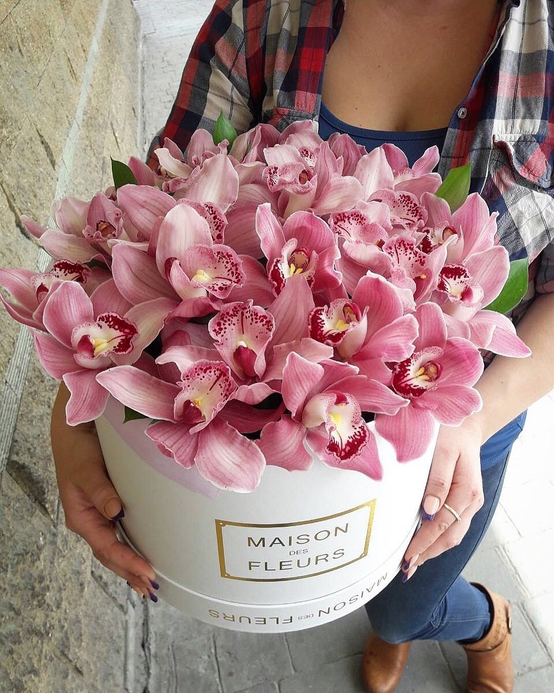 букет цветов из орхидей картинки