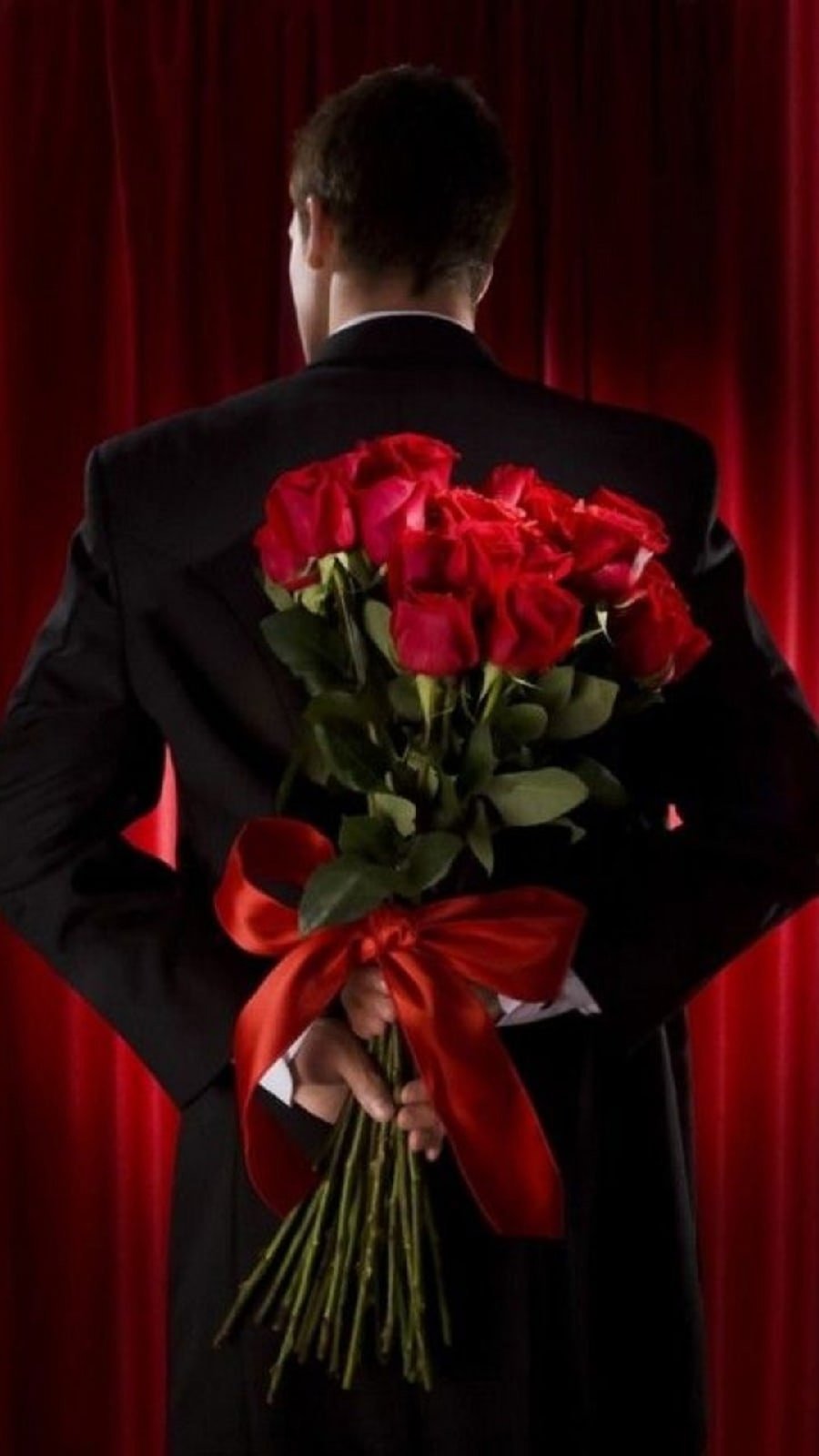 мужчина роза фото
