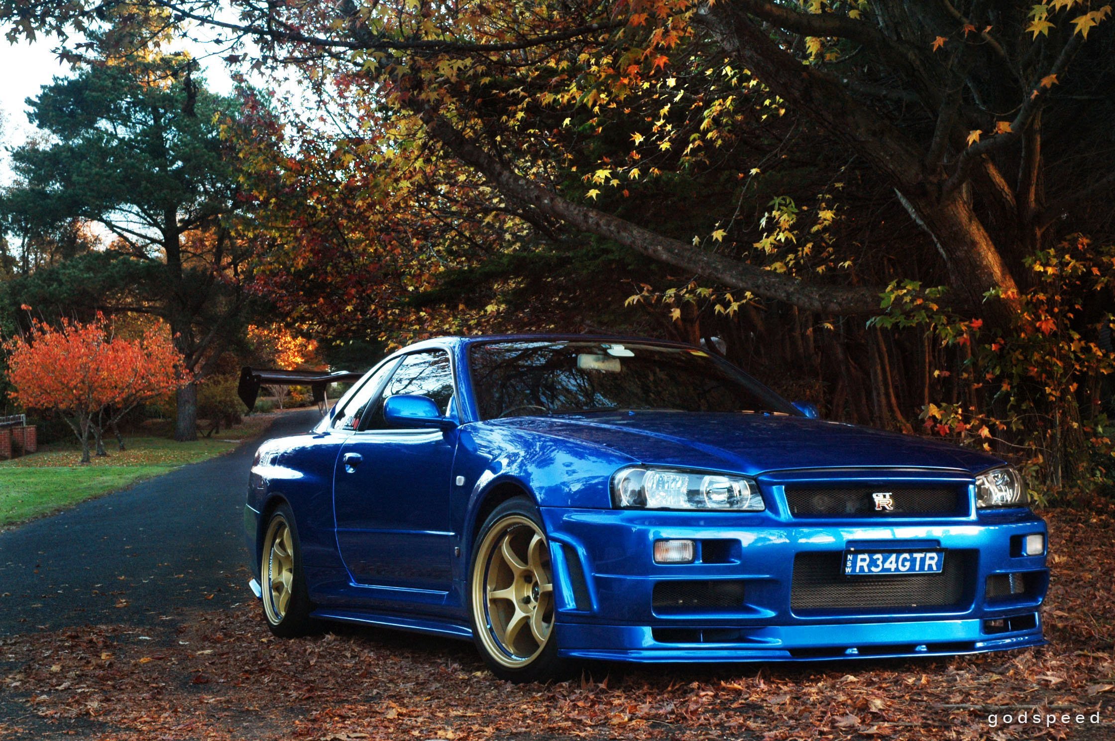 Nissan Skyline GTR r34 серый