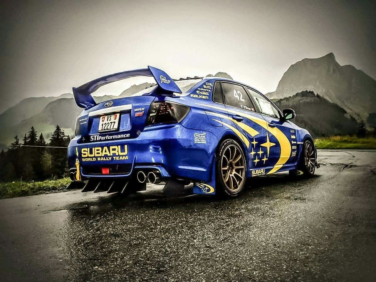 Субару Импреза WRX STI раллийная