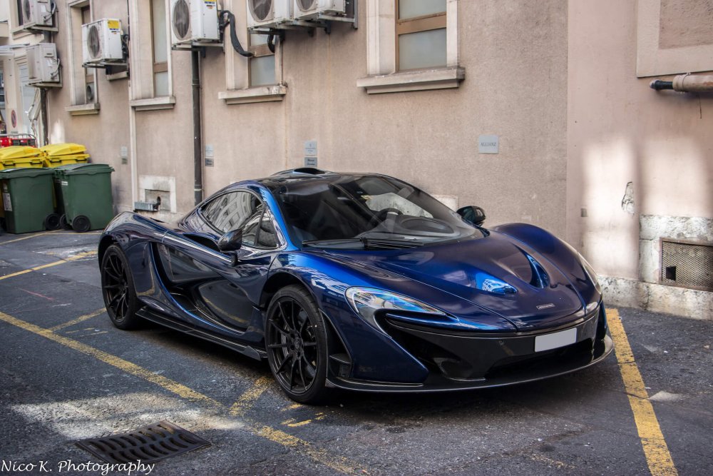 MCLAREN p1 синий