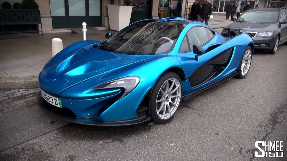 MCLAREN p1 Blue