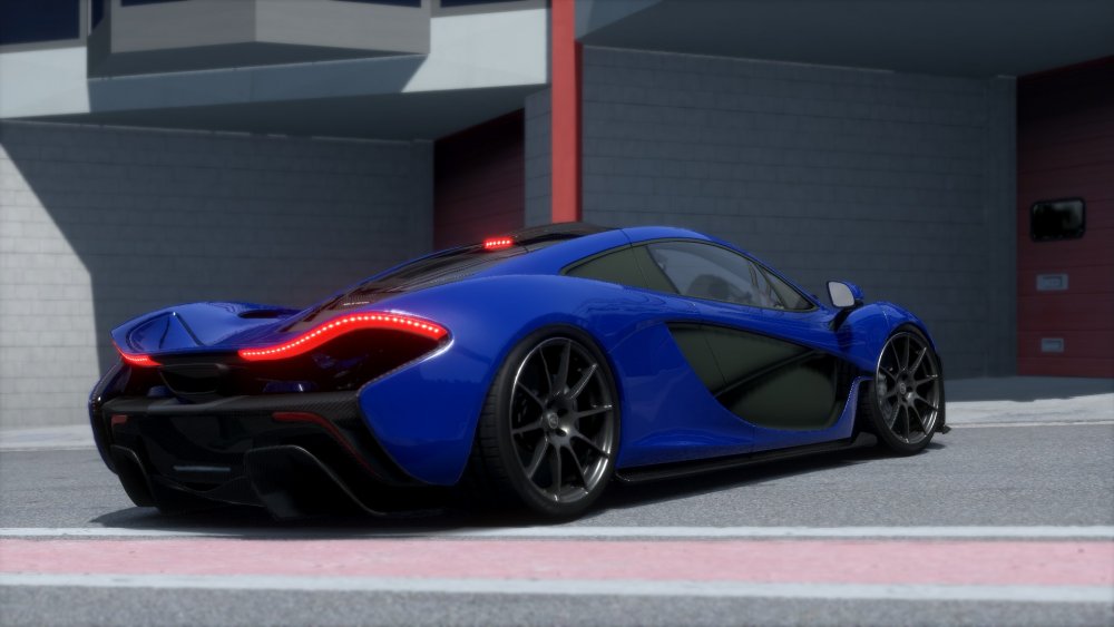 MCLAREN p1 голубой