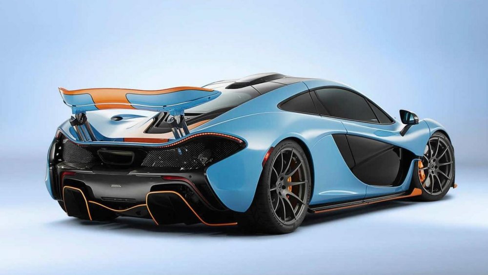 MCLAREN p1 темно синий