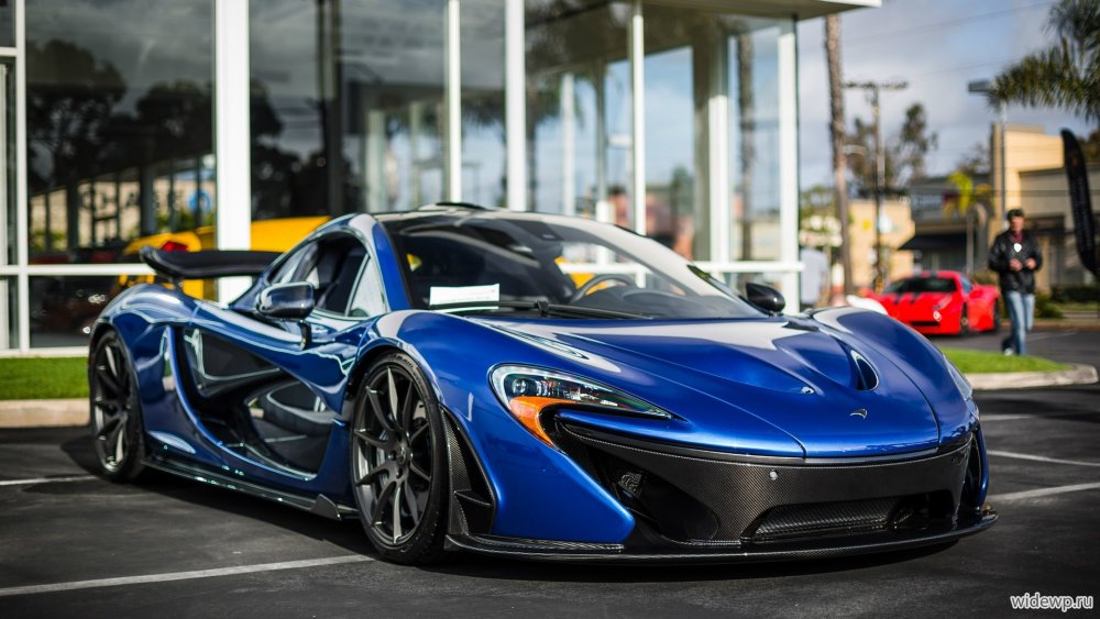 MCLAREN p1 синий