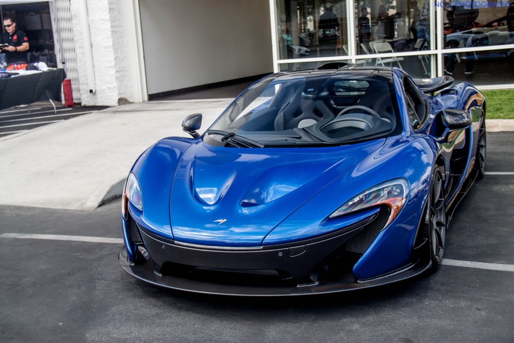 MCLAREN p1 синий