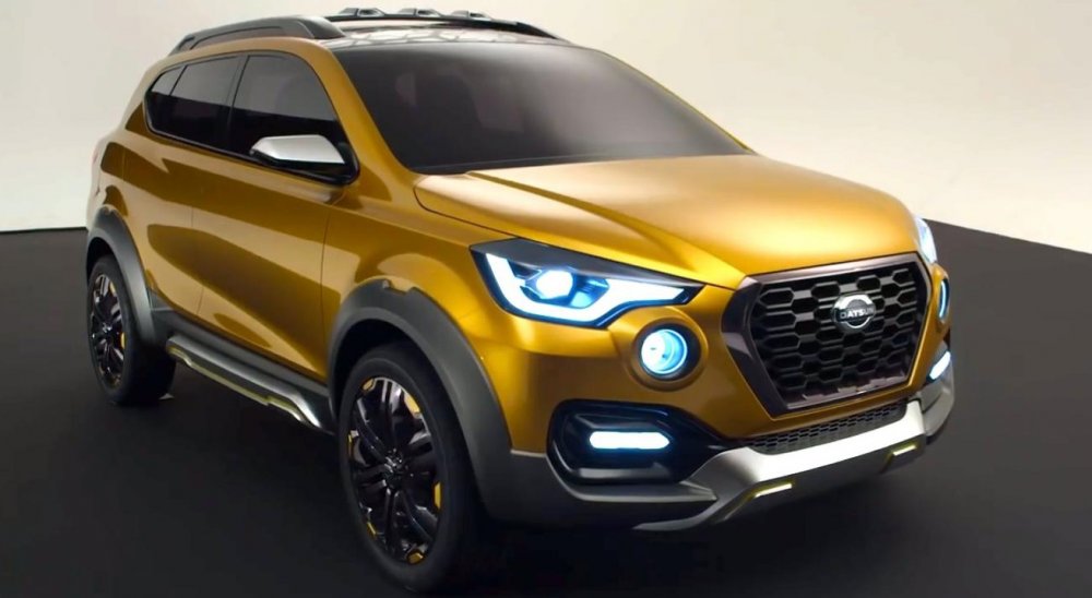 Datsun go-Cross Concept цвет синий лед