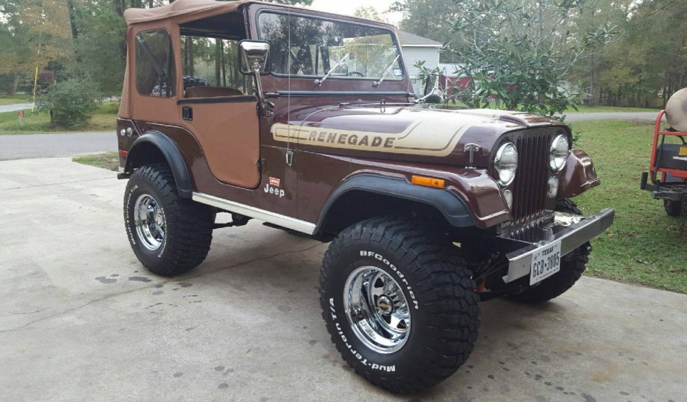 Jeep cj5 синий