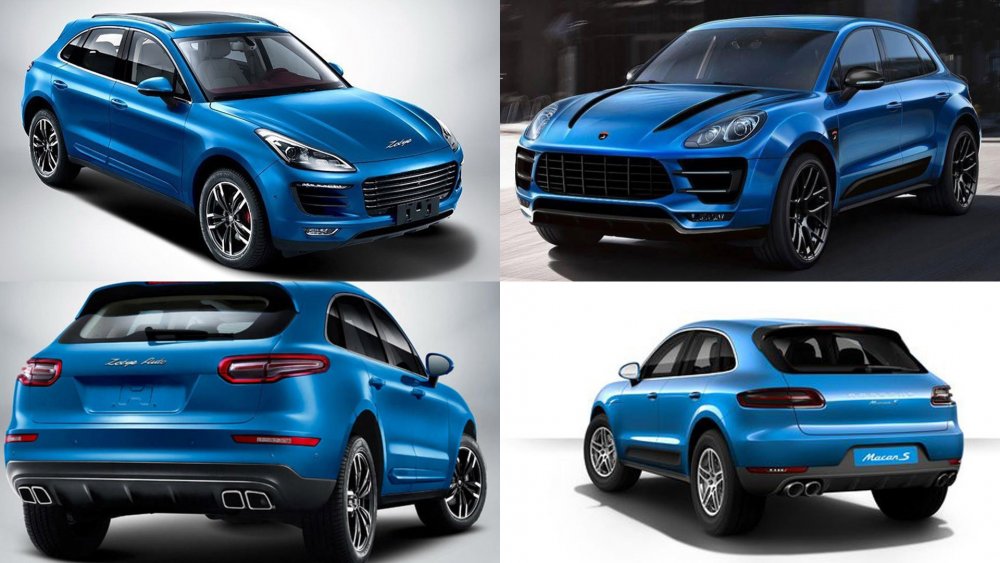 Zotye sr9 vs Porsche Macan