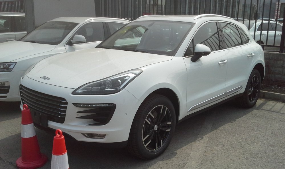 Zotye sr9 и Porsche Macan