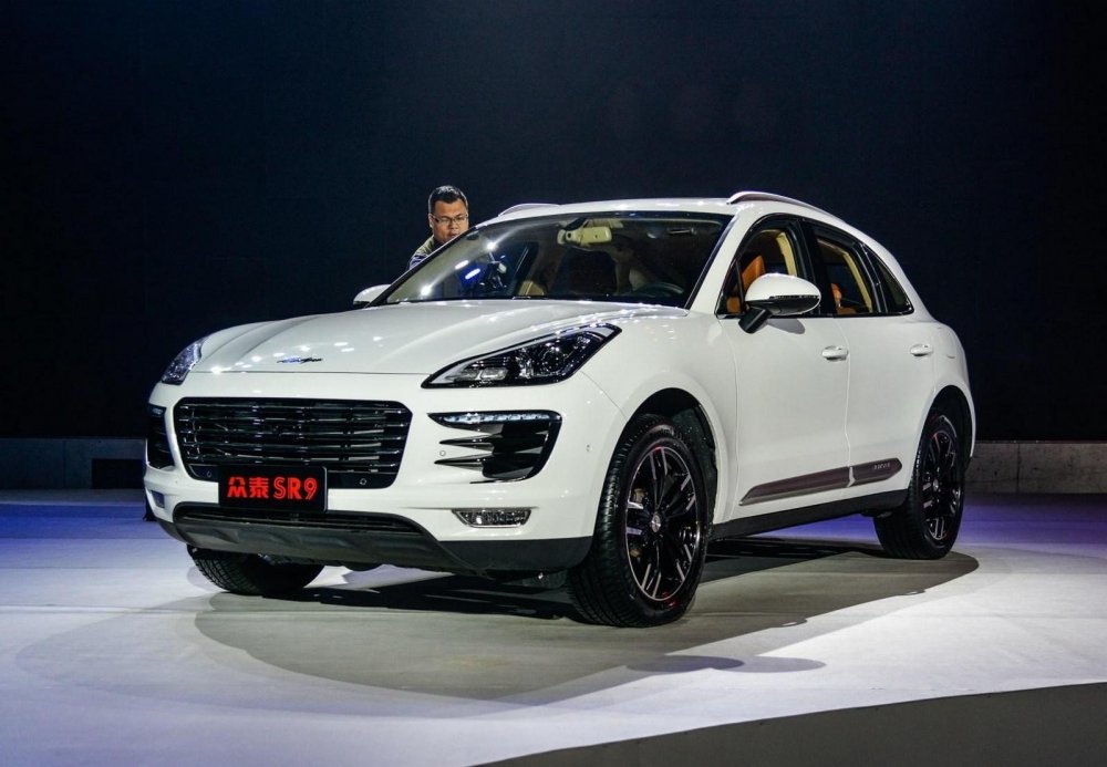 Zotye sr9 и Porsche Macan