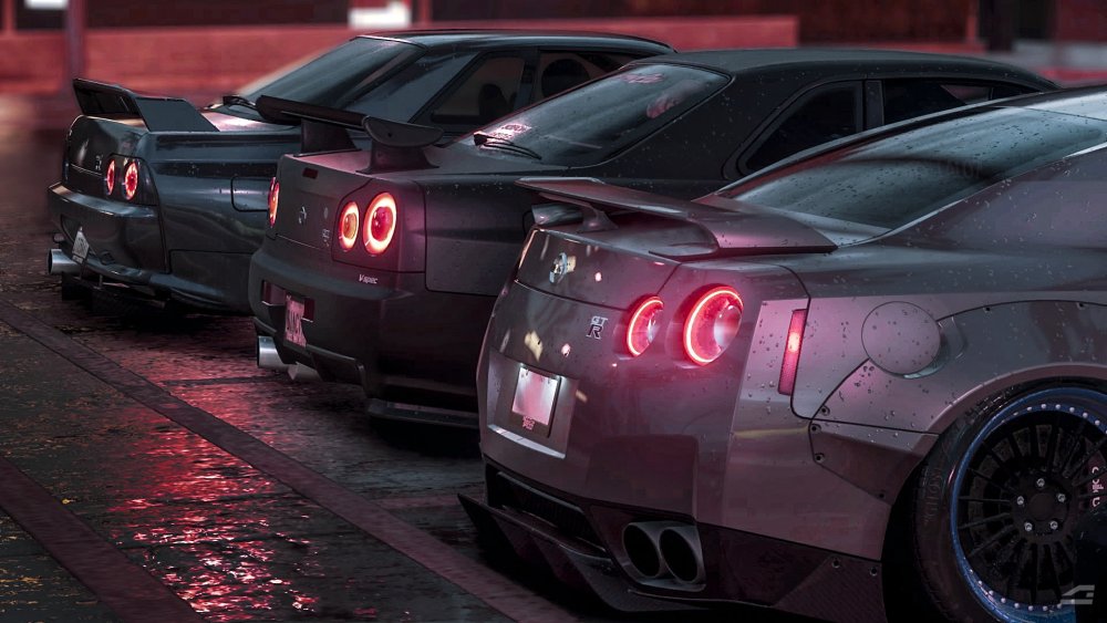 Nissan Skyline GTR r35 киберпанк